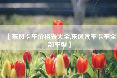 【东风卡车价格表大全,东风汽车卡车全部车型】