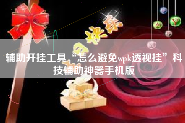 辅助开挂工具“怎么避免wpk透视挂”科技辅助神器手机版