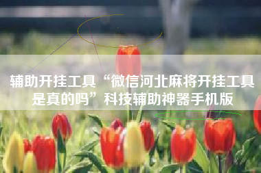 辅助开挂工具“微信河北麻将开挂工具是真的吗	”科技辅助神器手机版